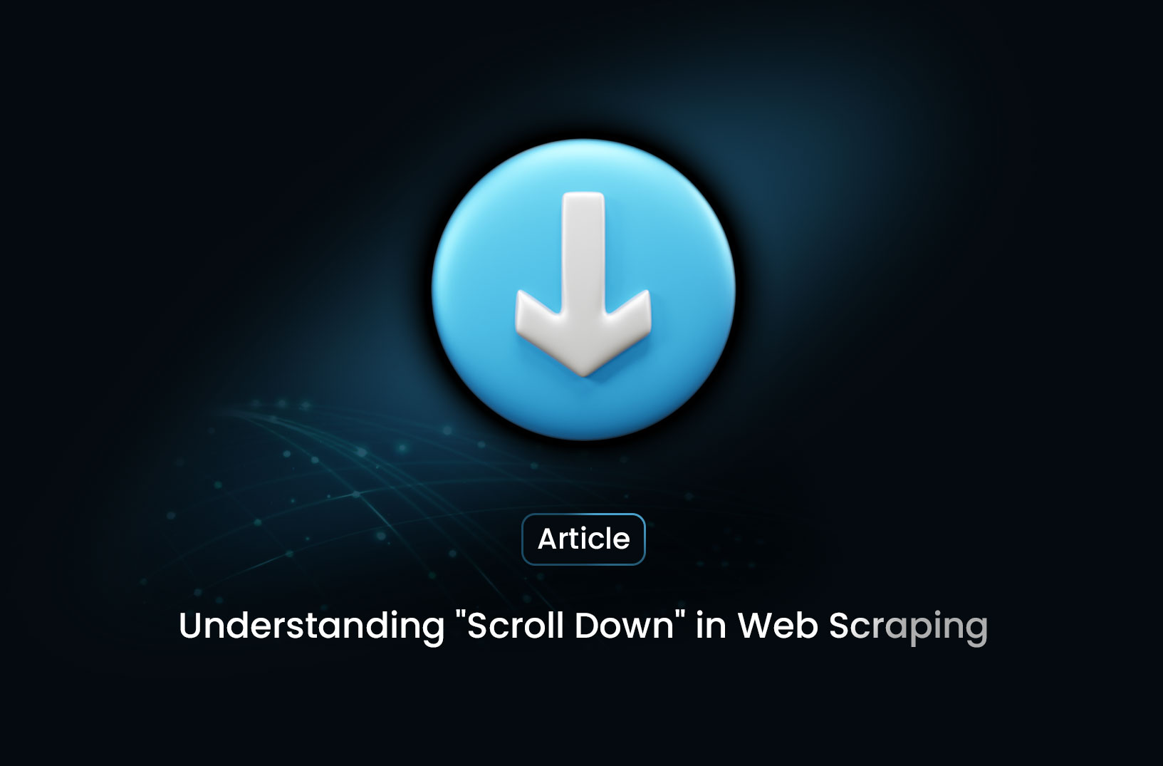 Understanding "Scroll Down" in Web Scraping