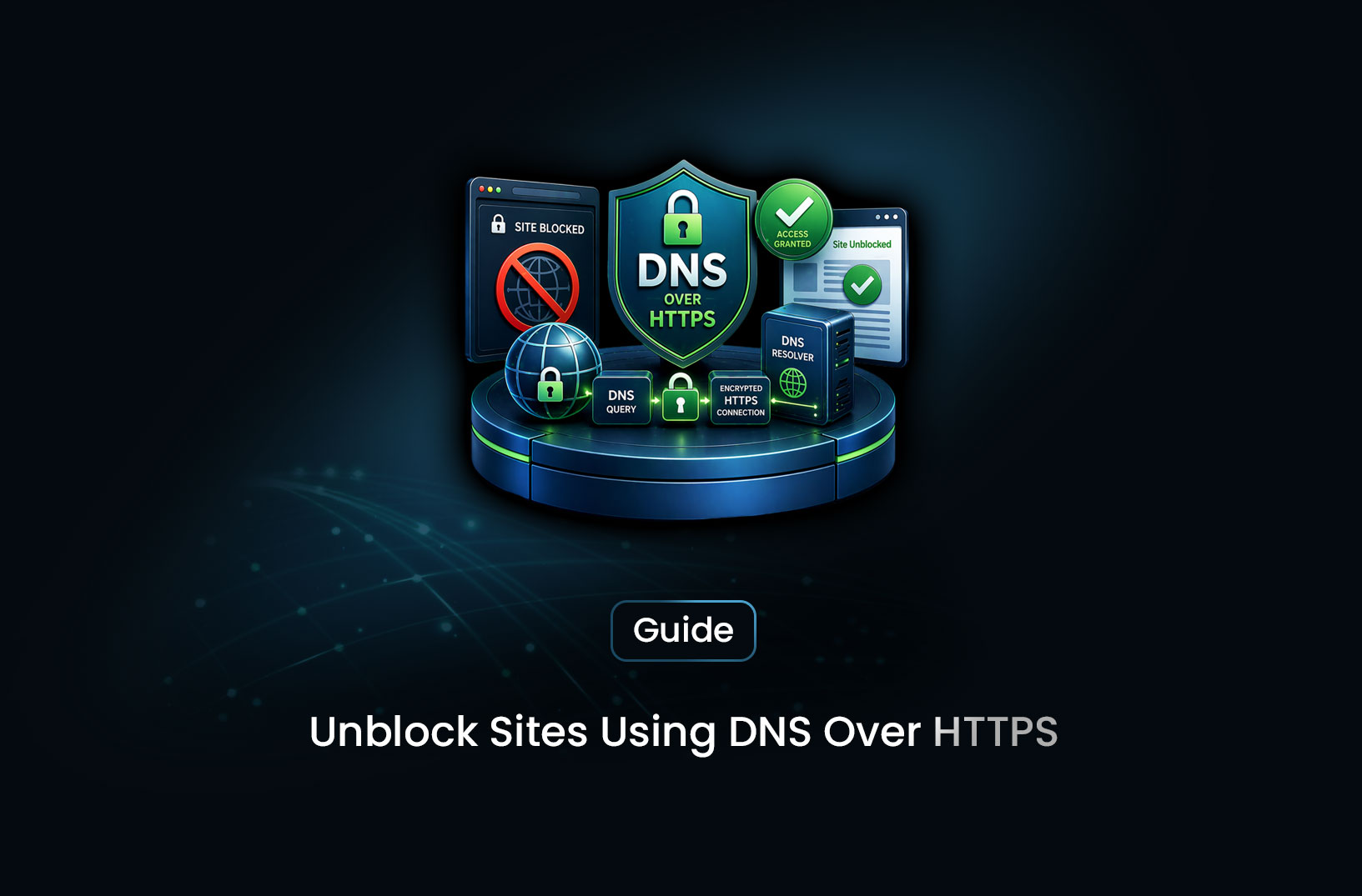 How to Unblock Restricted Sites using DoH without VPN