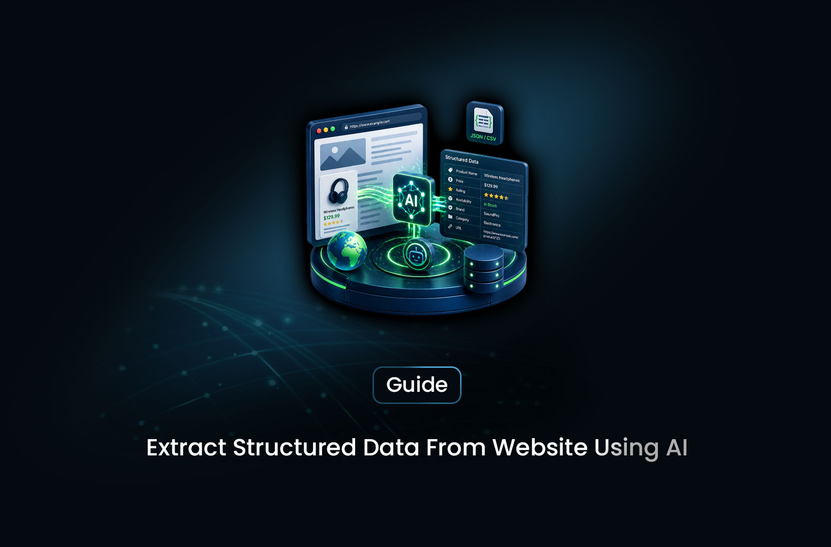 How to Extract Structured Data From Any Website Using AI (Step-by-Step Guide)