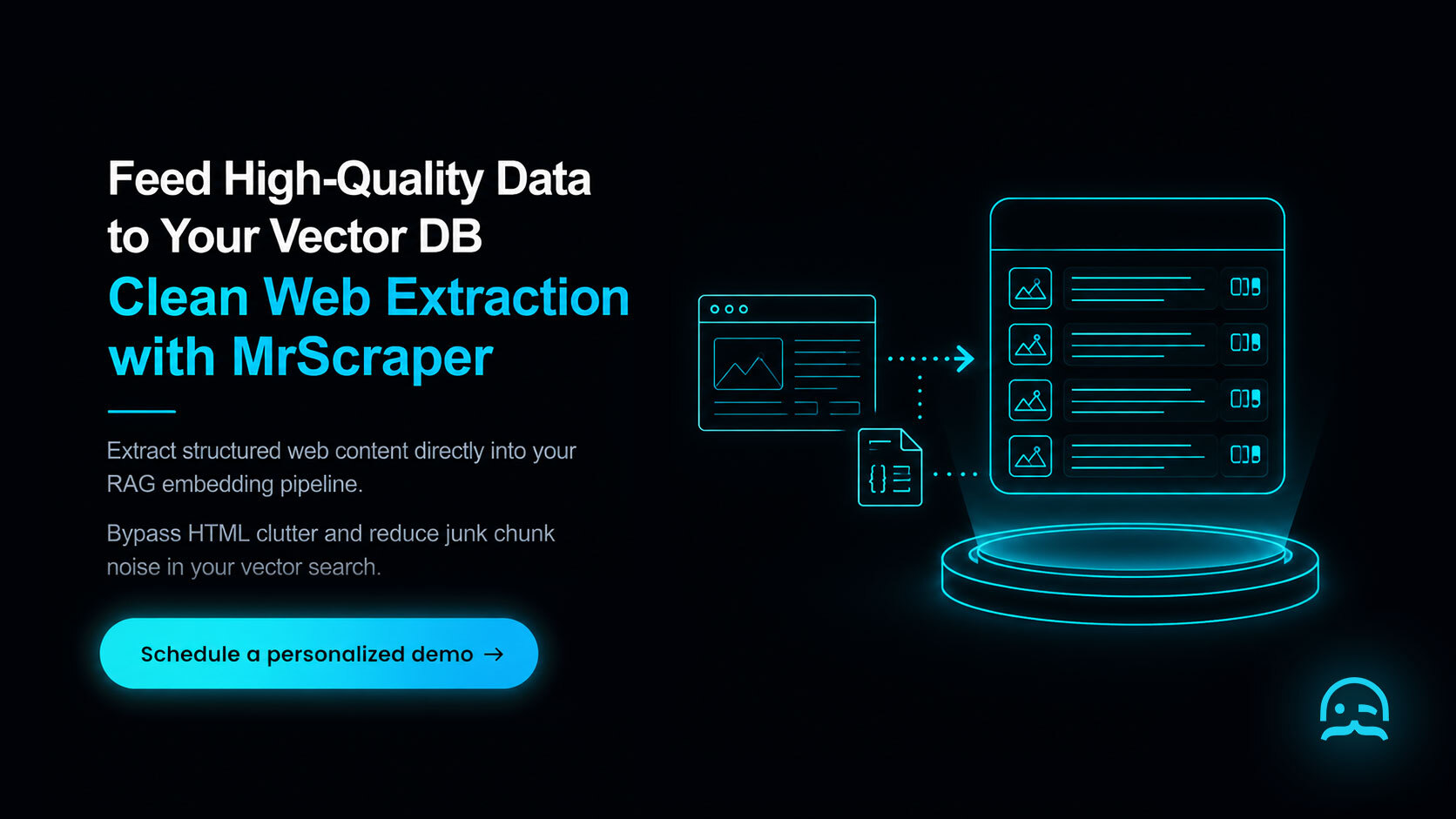 Feed High-Quality Data to Your Vector DB - Clean Web Extraction with MrScraper