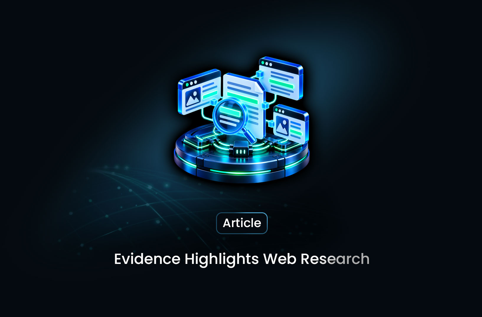 Return Verbatim Evidence Highlights in Web Research Answers