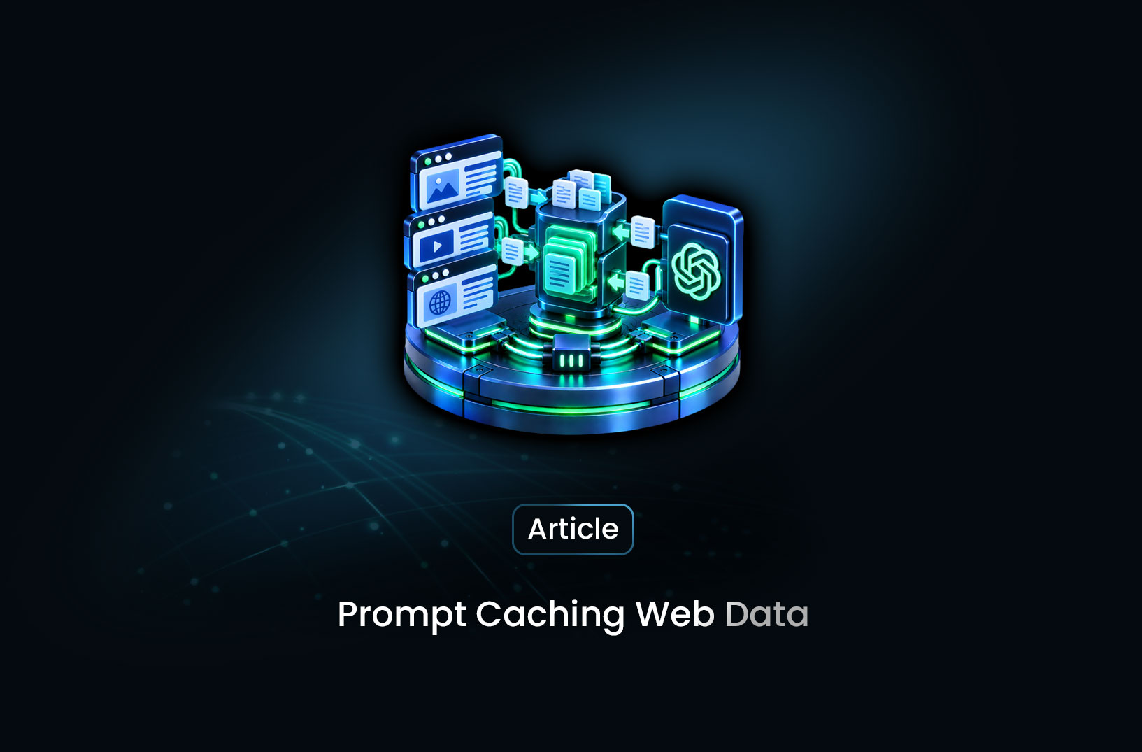 Use Prompt Caching for Repeated Analysis of Web Documents